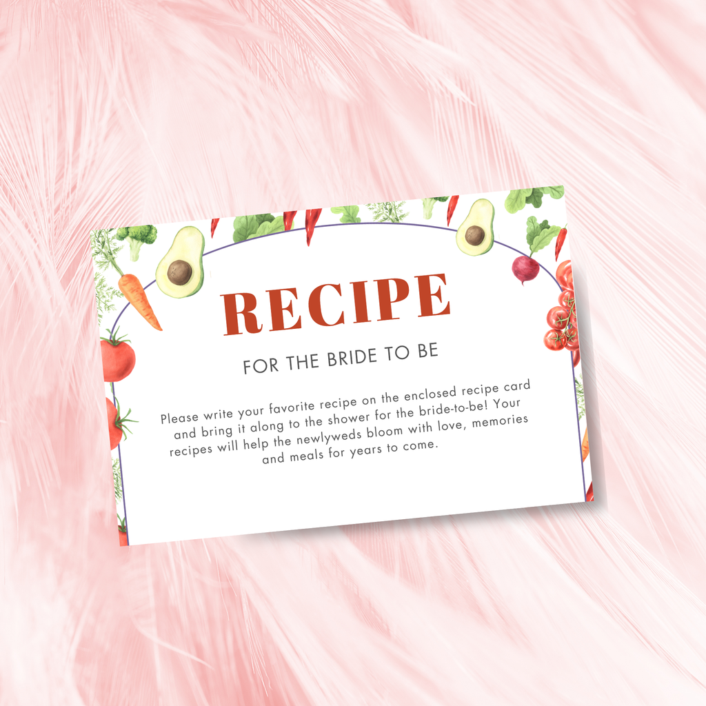 Fresh Off The Market Recipe Card