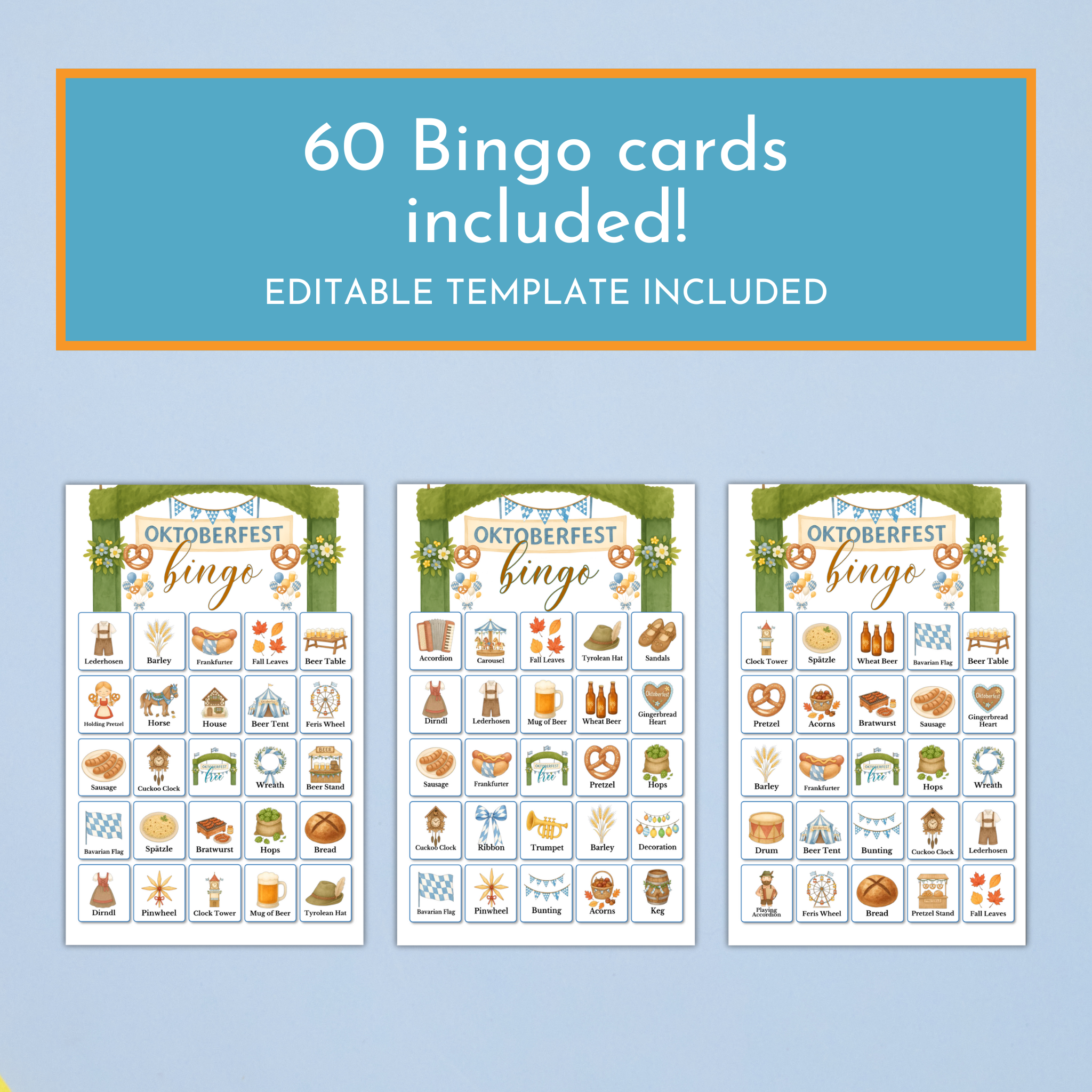 Oktoberfest Party Game Bundle