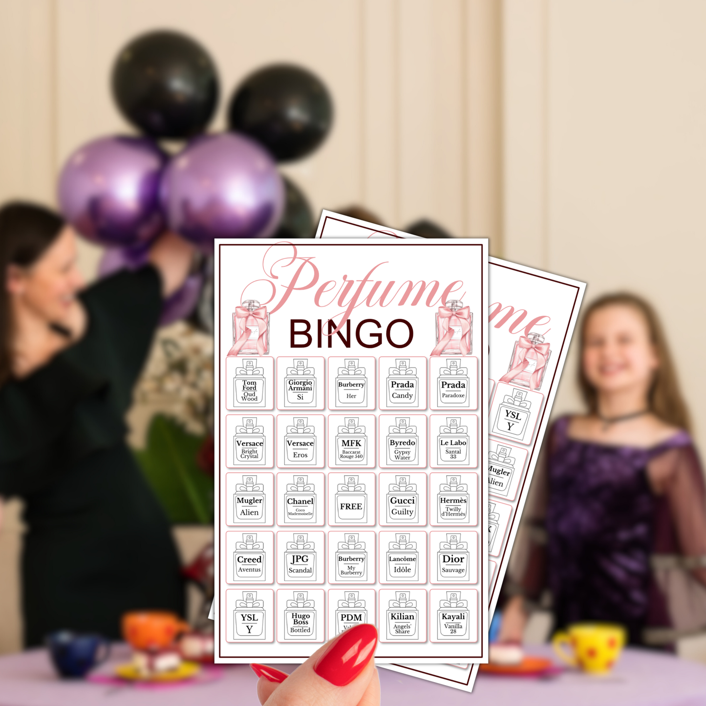 Perfume Bingo Game | 30 Cards