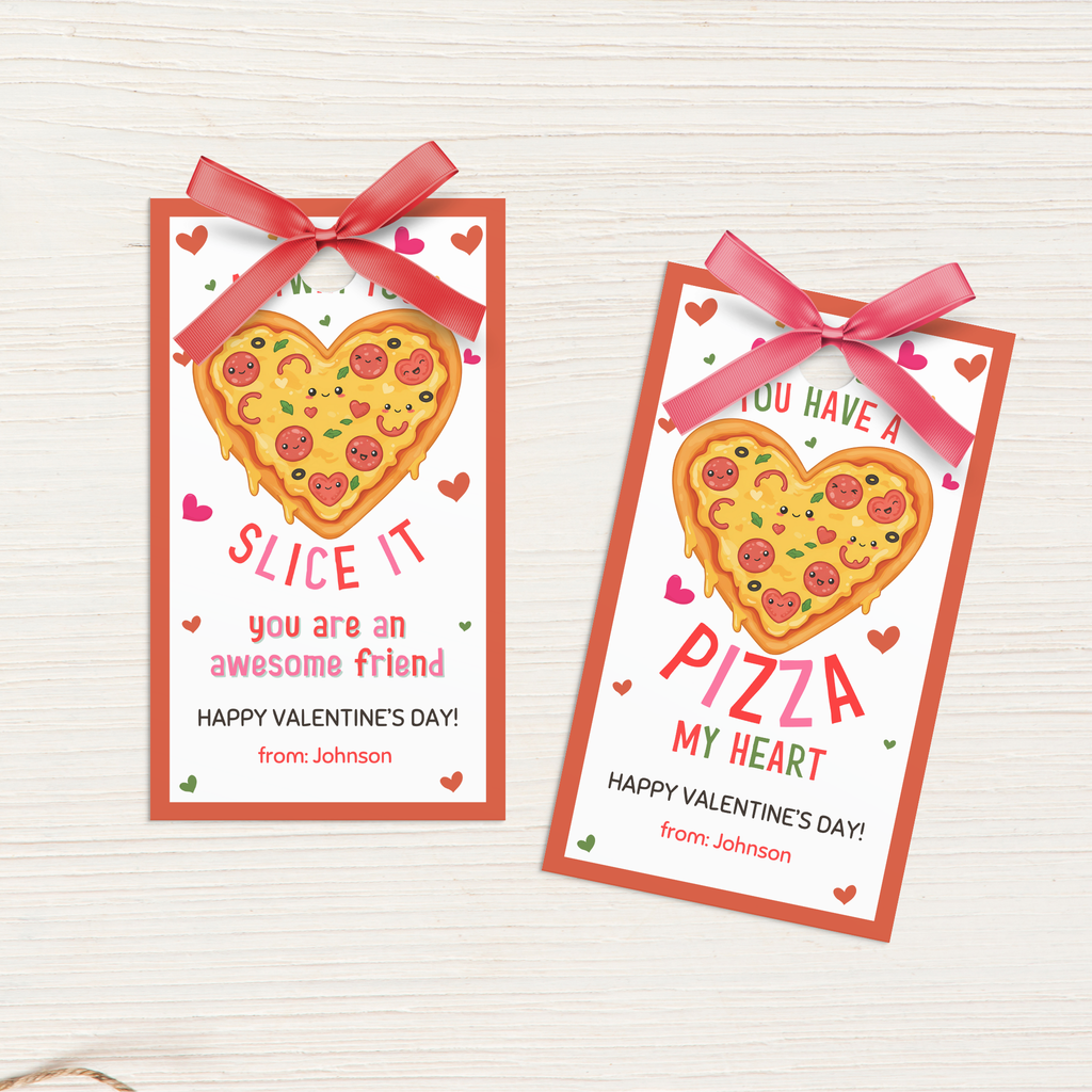 Pizza Valentine's Tag