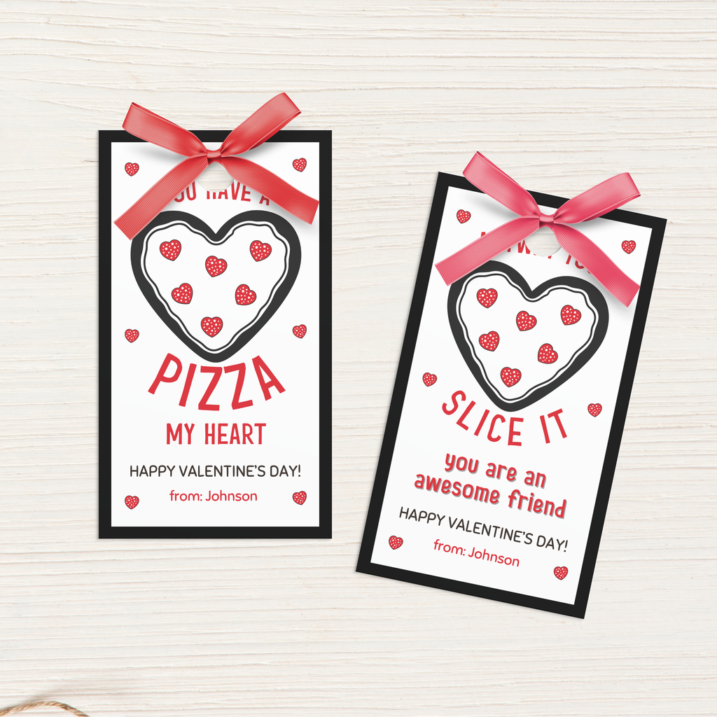 Pizza Valentine's Tag