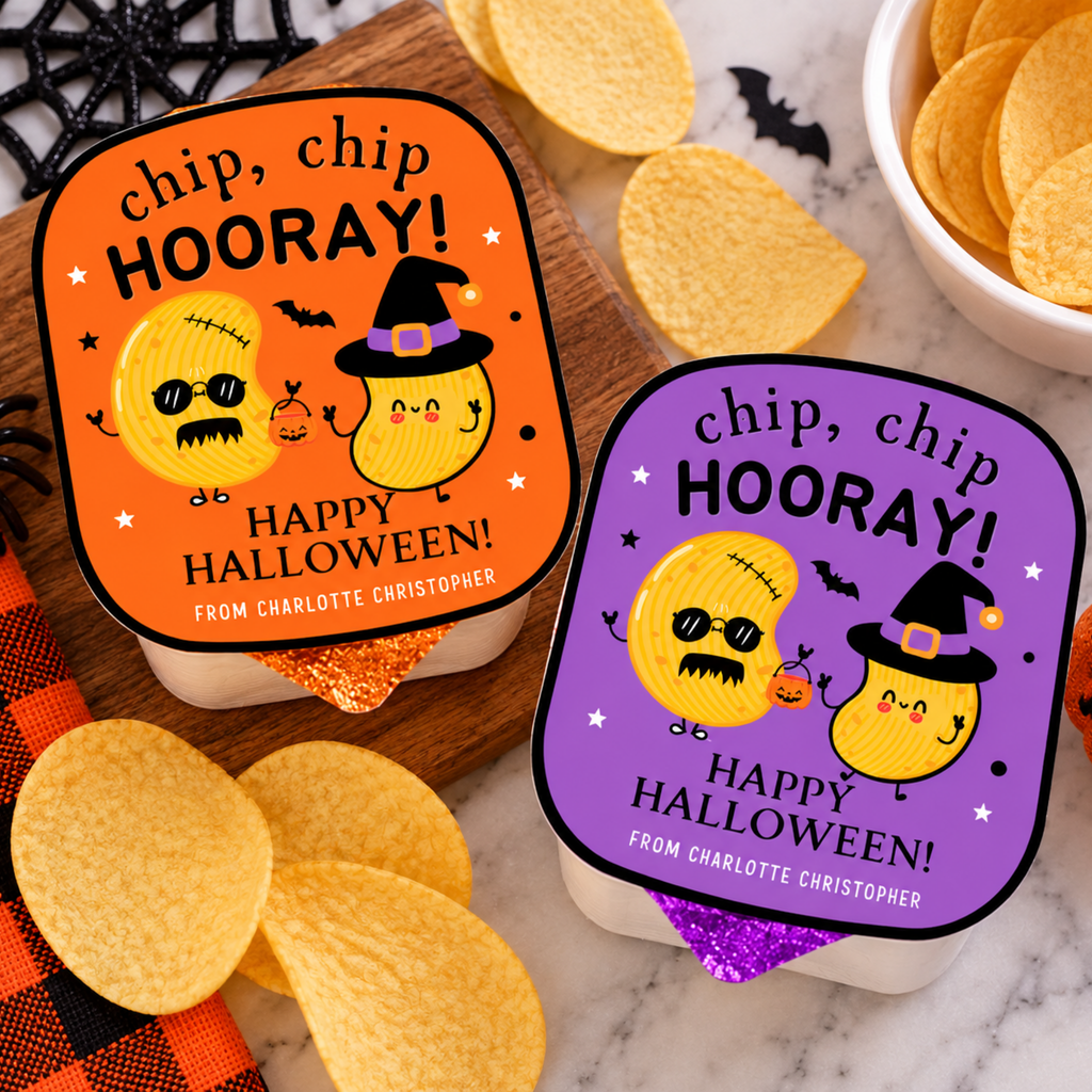 Halloween Potato Chip Labels - Chip Chip