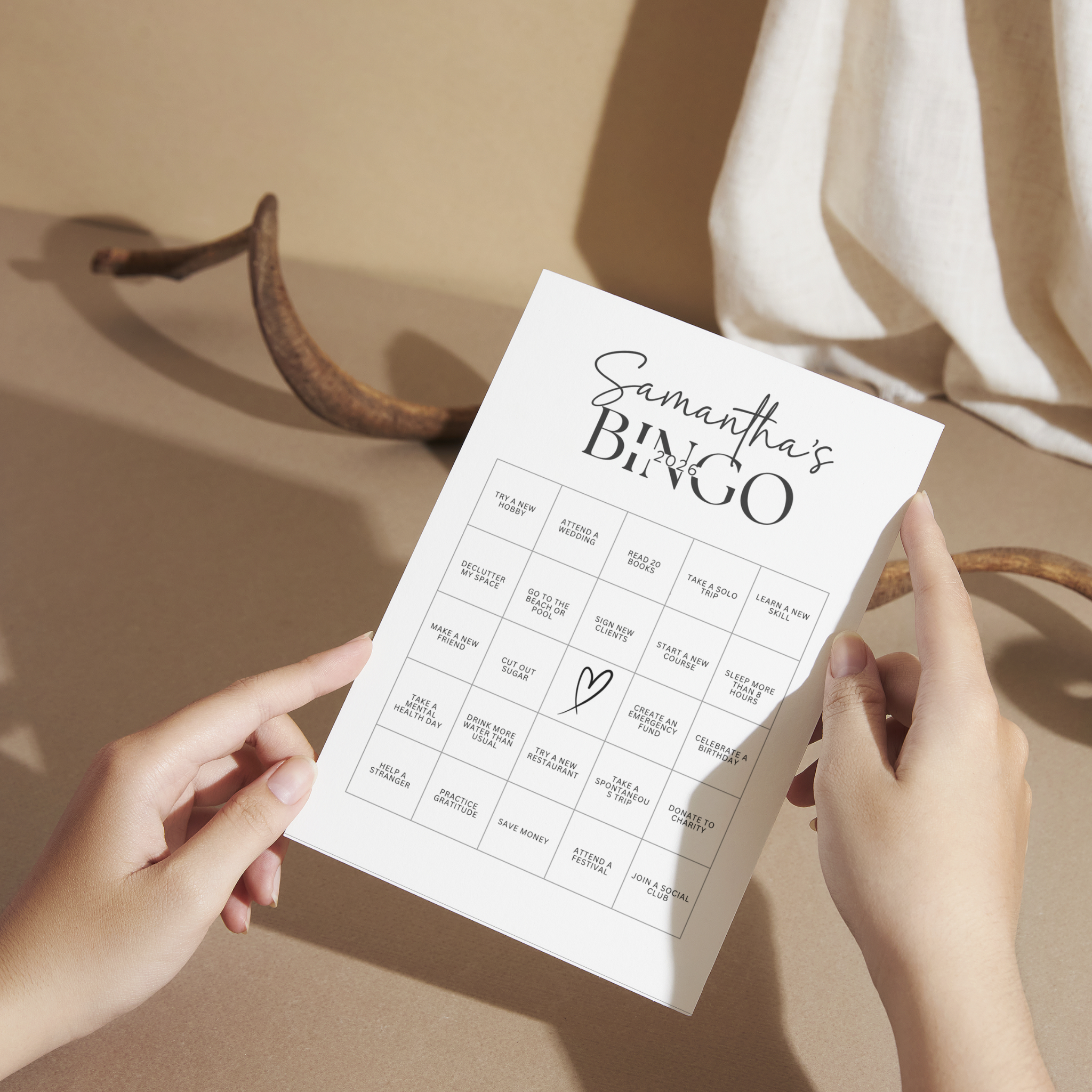 2026 New Year Bingo