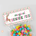 Magical Reindeer Food Bag Topper