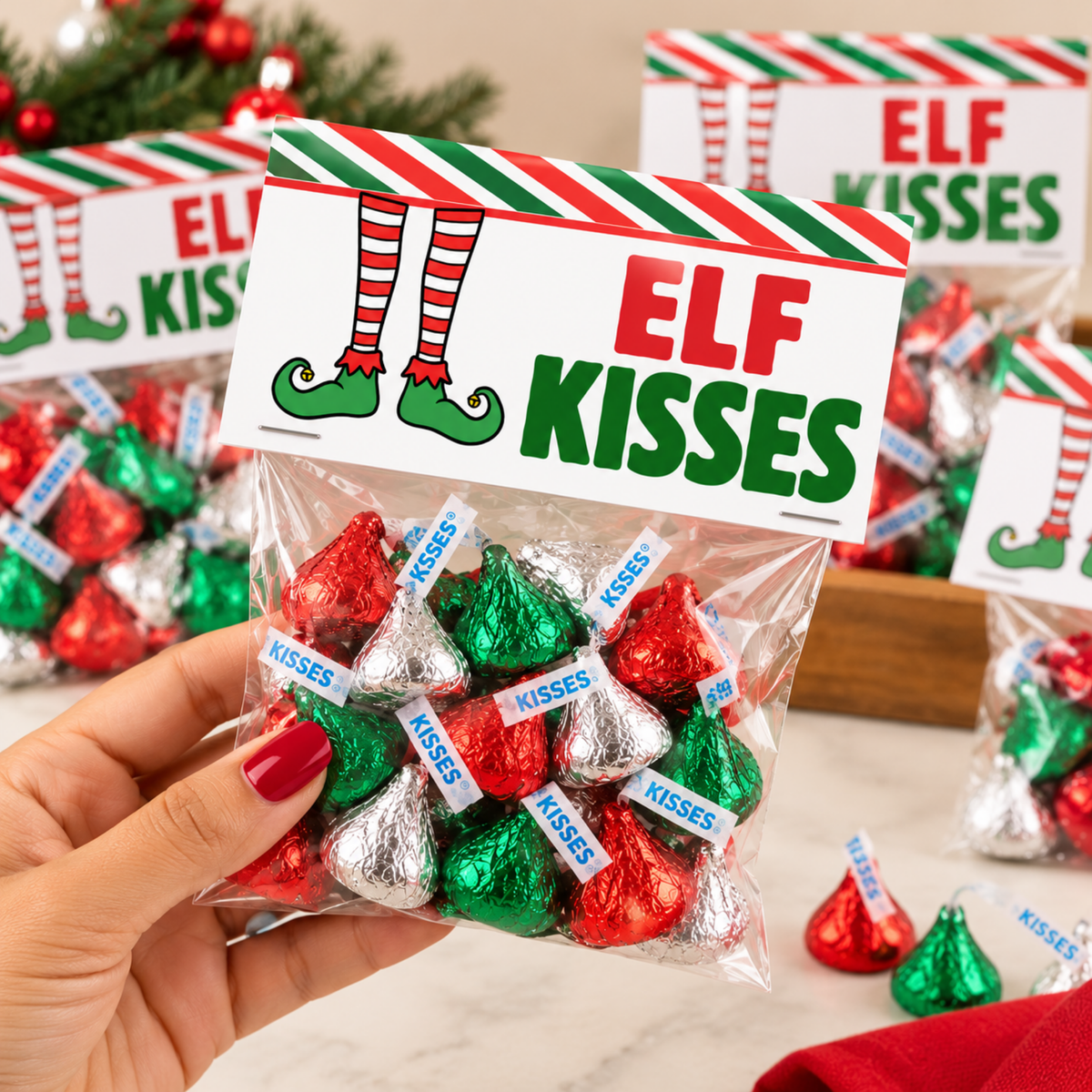 Elf Kisses Bag Topper 04
