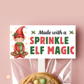 Elf Christmas Bag Topper