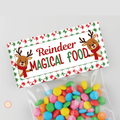 Reindeer Magical Food Bag Topper