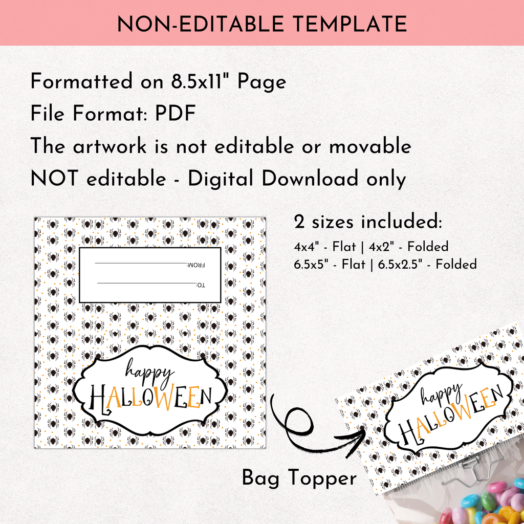 Halloween Treat Bag Toppers - 04