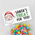 Santa's Treat Bag Topper
