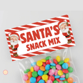 Treat Bag Topper - Santa's Snack Mix