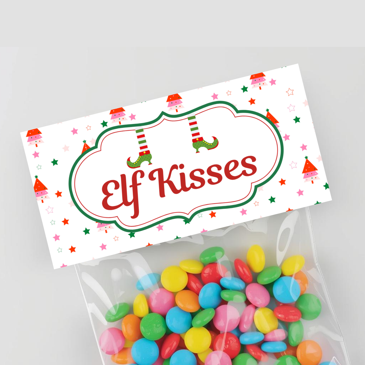 Elf Kisses Bag Topper 03