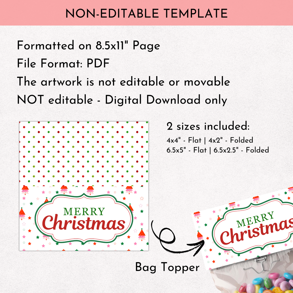 Christmas Bag Topper 02