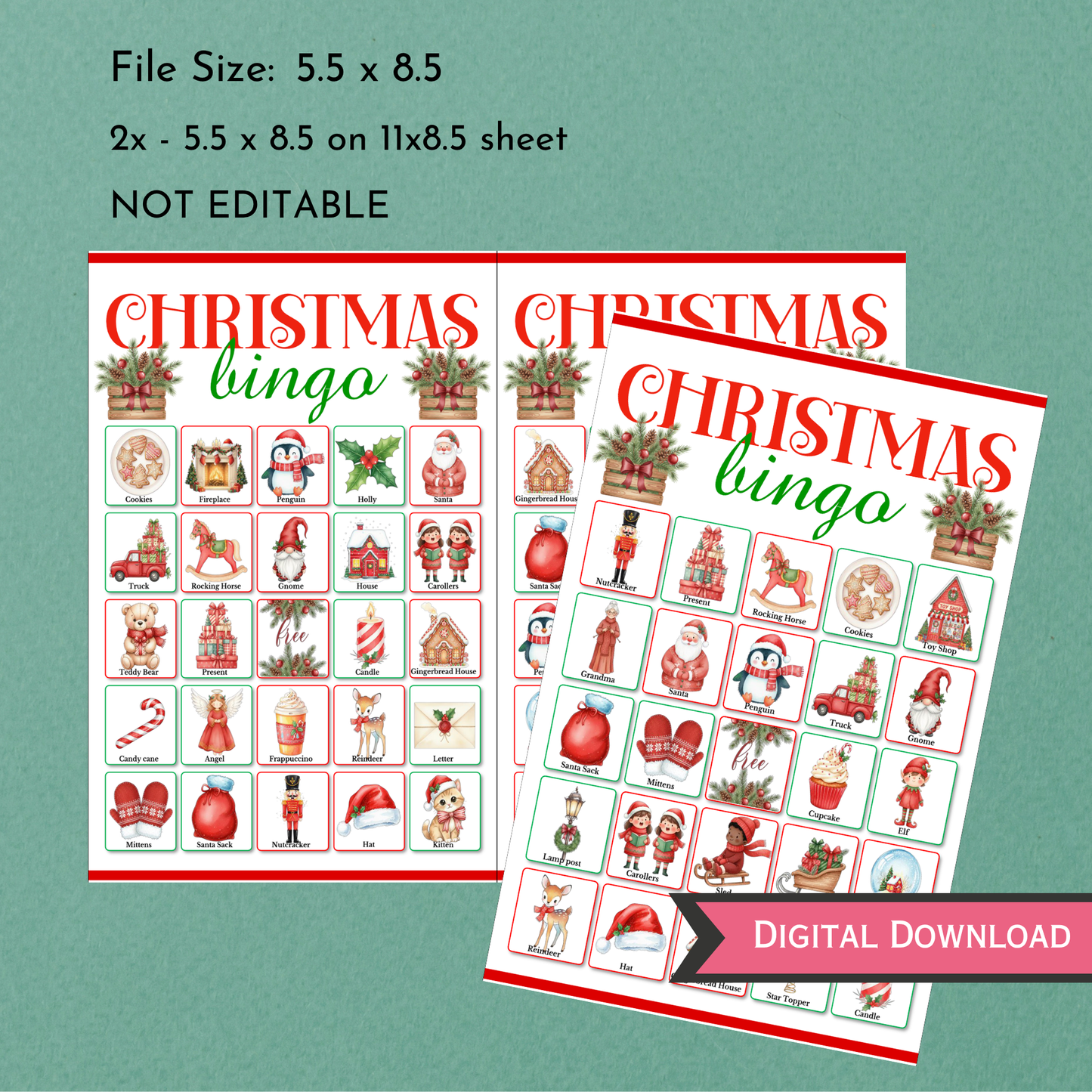 Christmas Bingo Game