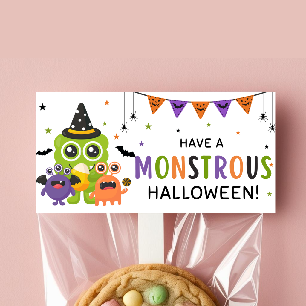 Monster Bag Topper - Halloween