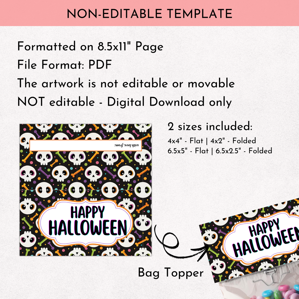 Halloween Treat Bag Toppers 01