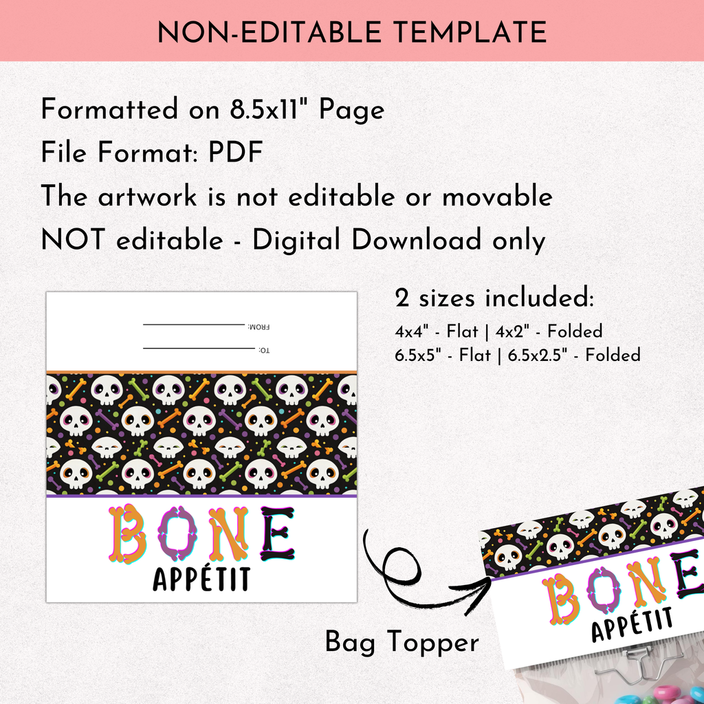 Bone Appétit Bag Topper