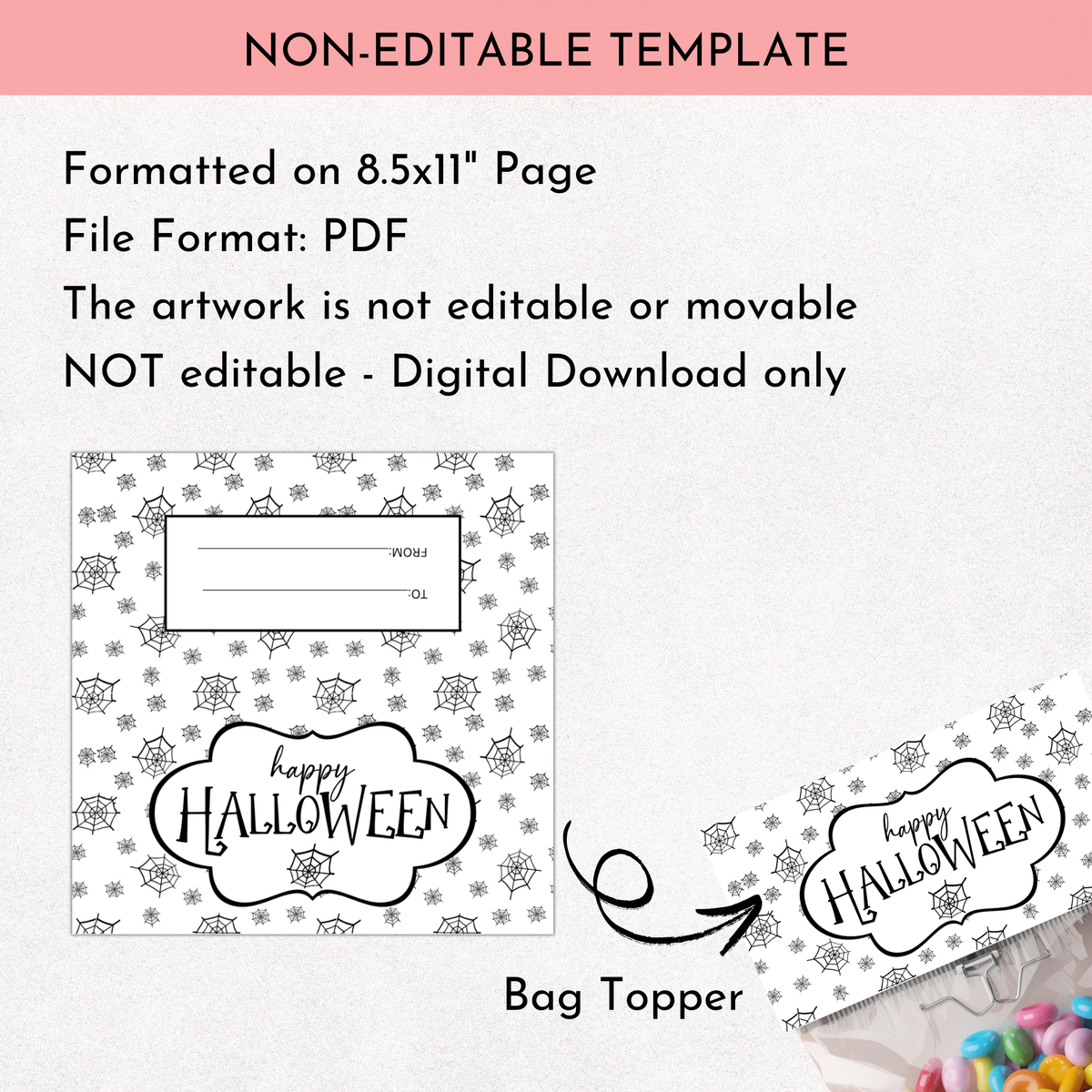 Halloween Treat Bag Toppers - 03