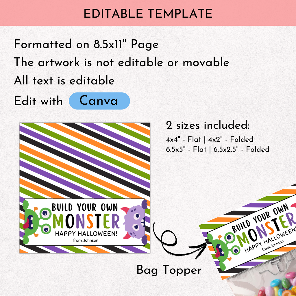 BYO Monster Bag Topper