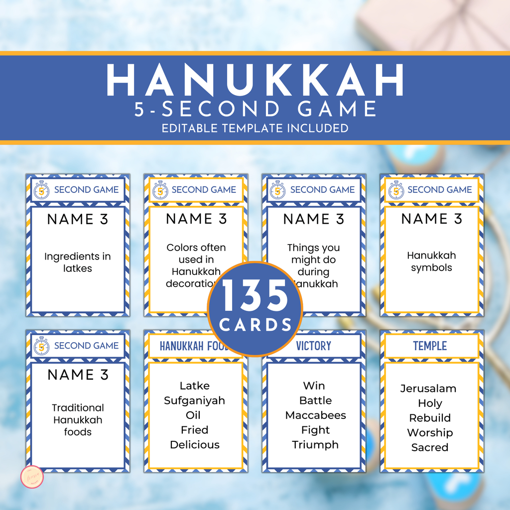 Hanukkah 5 Second Game
