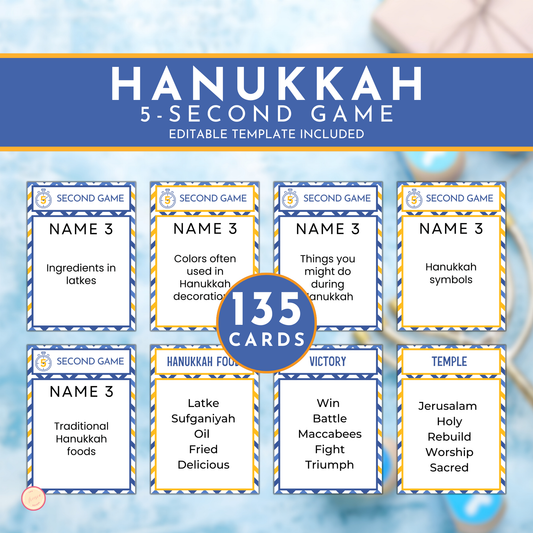 Hanukkah 5 Second Game