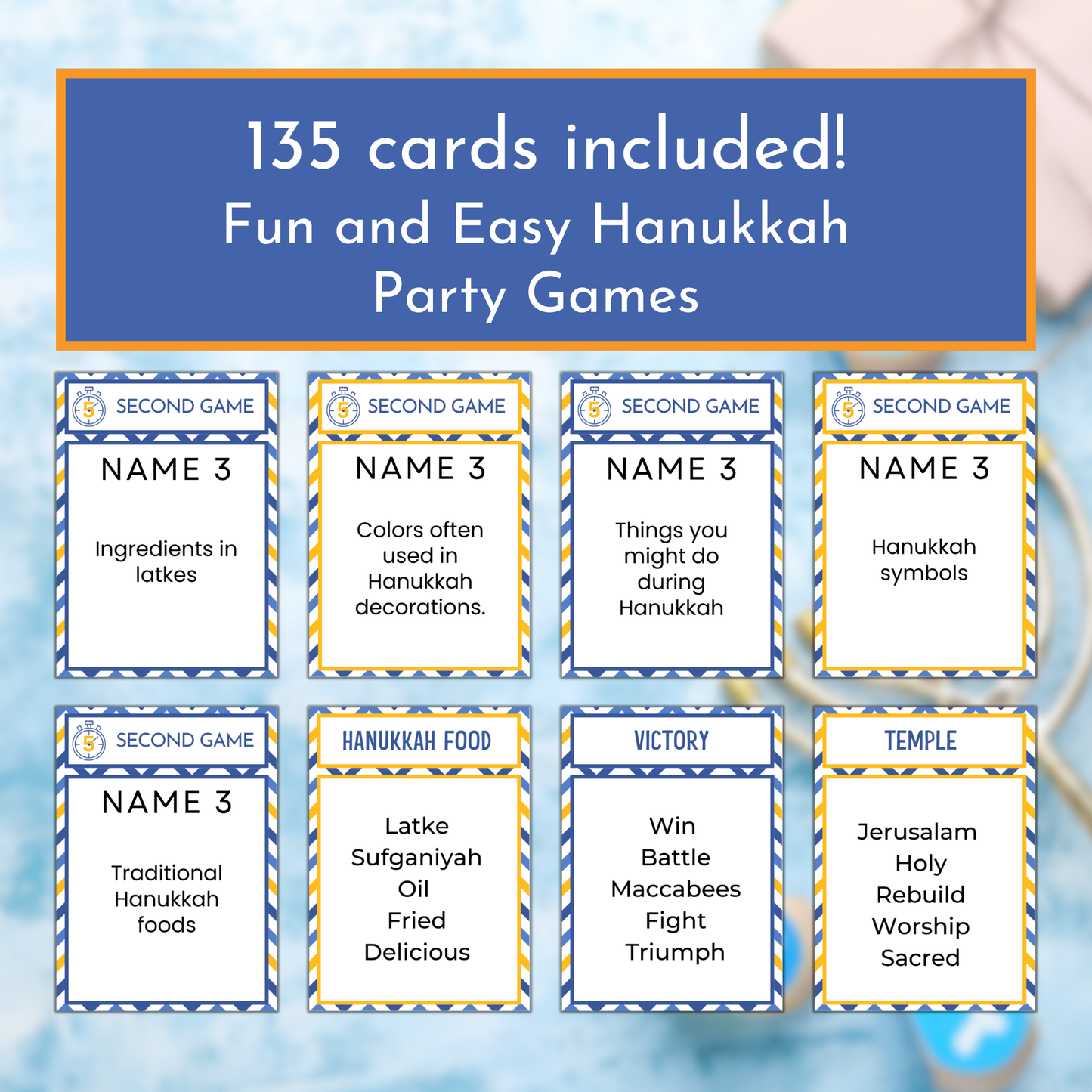 Hanukkah 5 Second Game