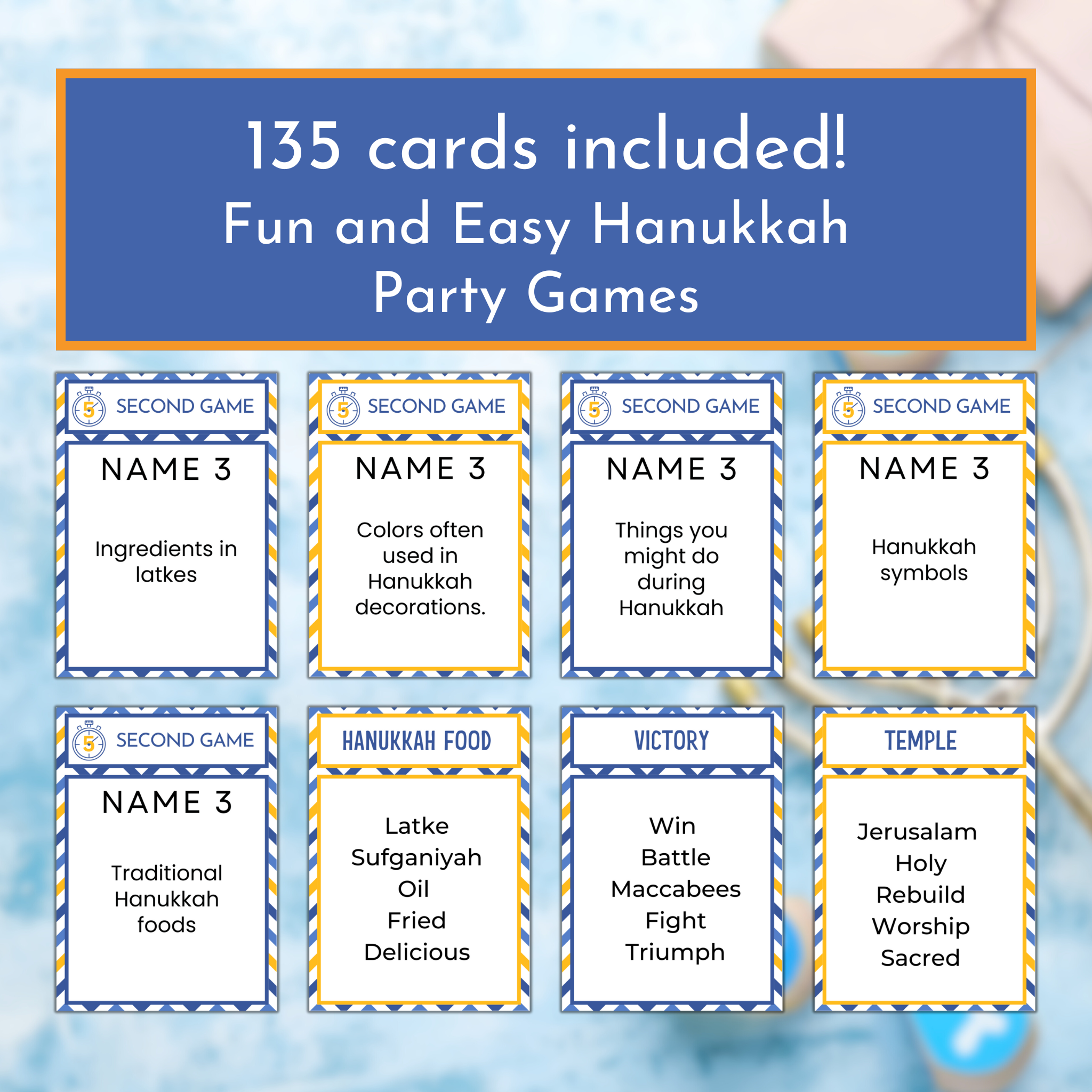 Hanukkah 5 Second Game