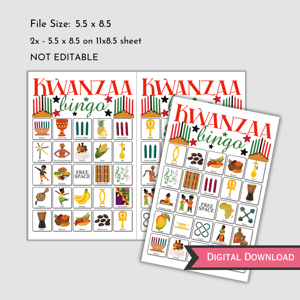 Kwanzaa Bingo Game