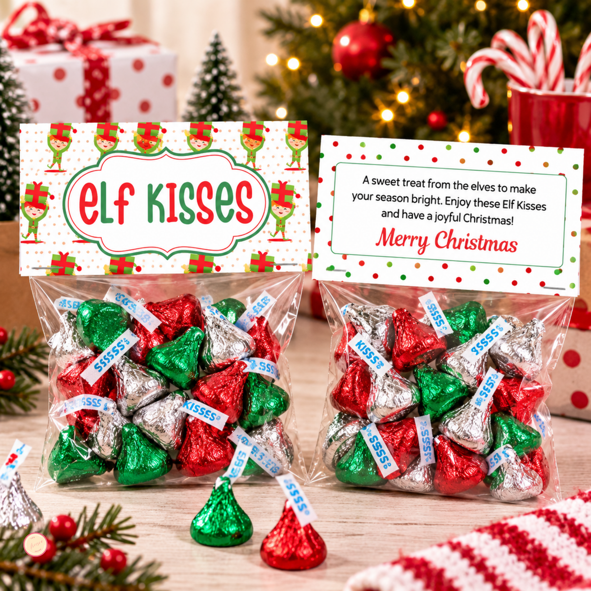 Elf Kisses Bag Topper 01