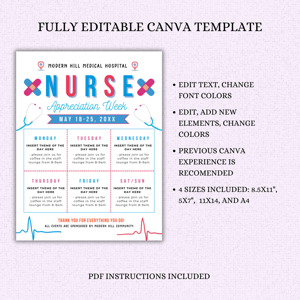 Nurse Appreciation Week Flyer