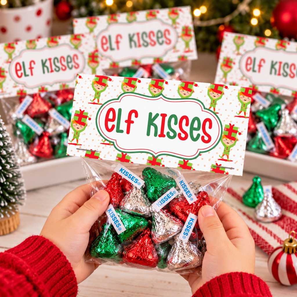 Elf Kisses Bag Topper 01