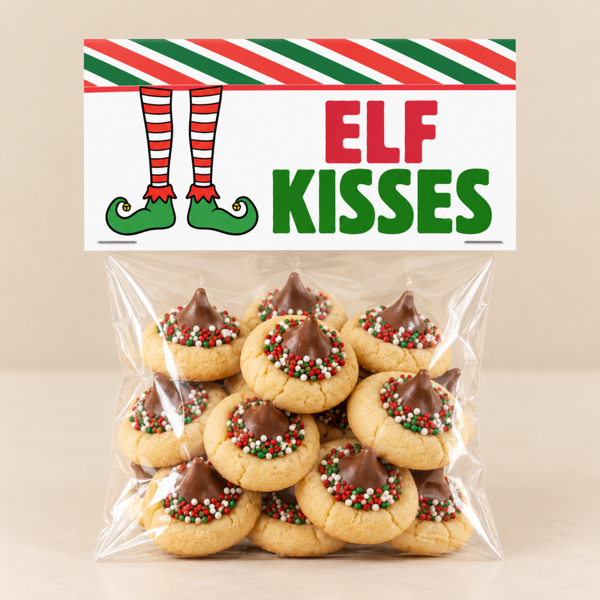 Elf Kisses Bag Topper 04