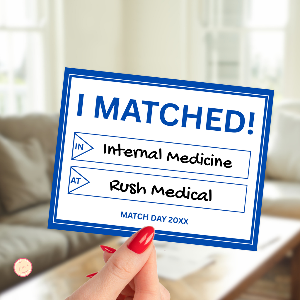 Residency Match Day Sign