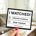 Residency Match Day Sign
