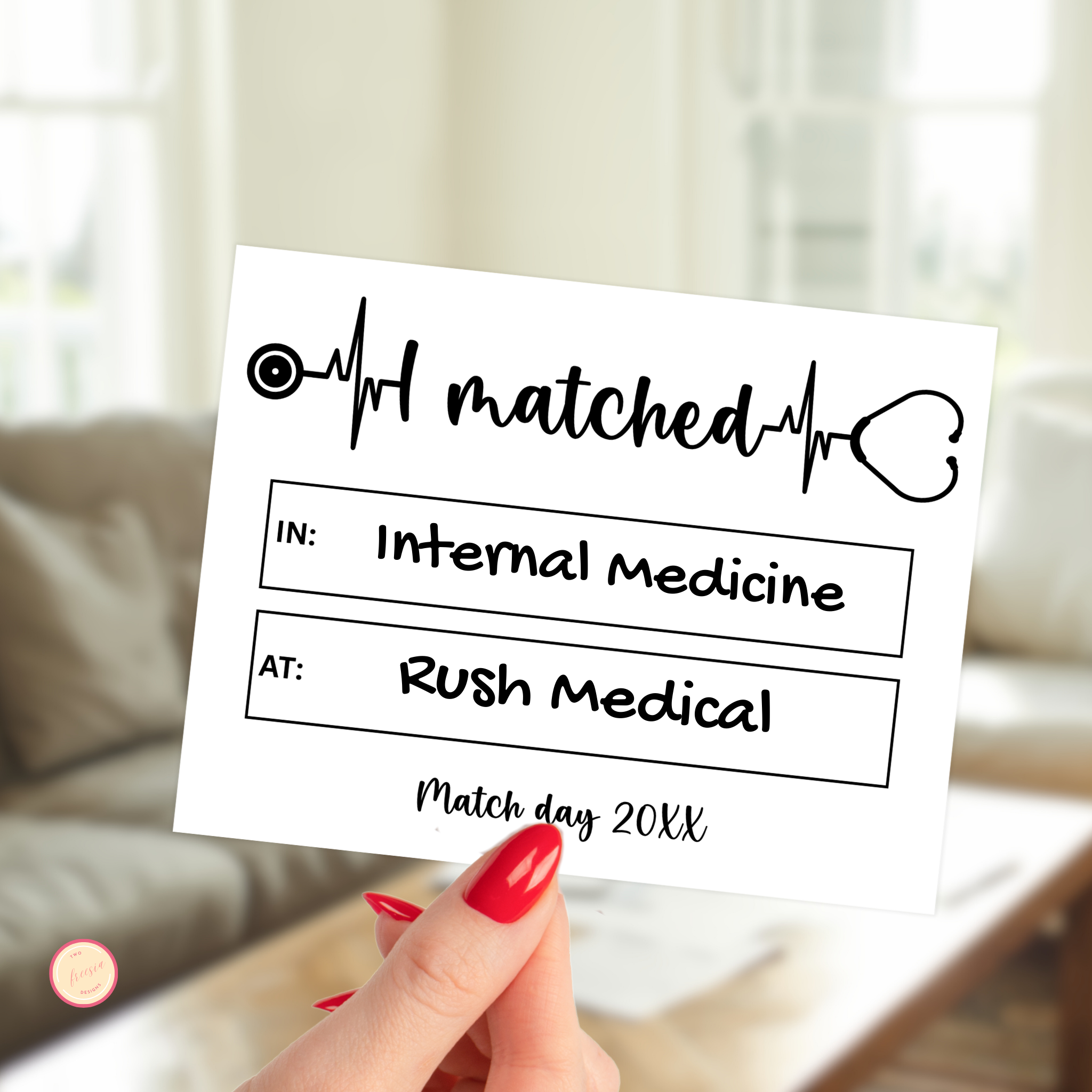 Match Day Residency Sign