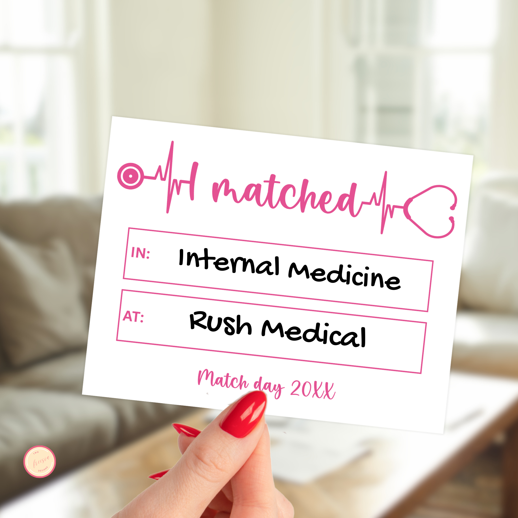 Match Day Residency Sign