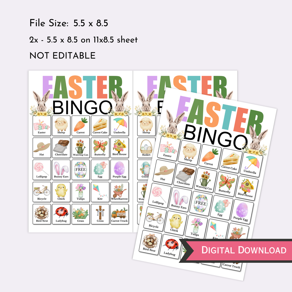 Easter Bingo Game