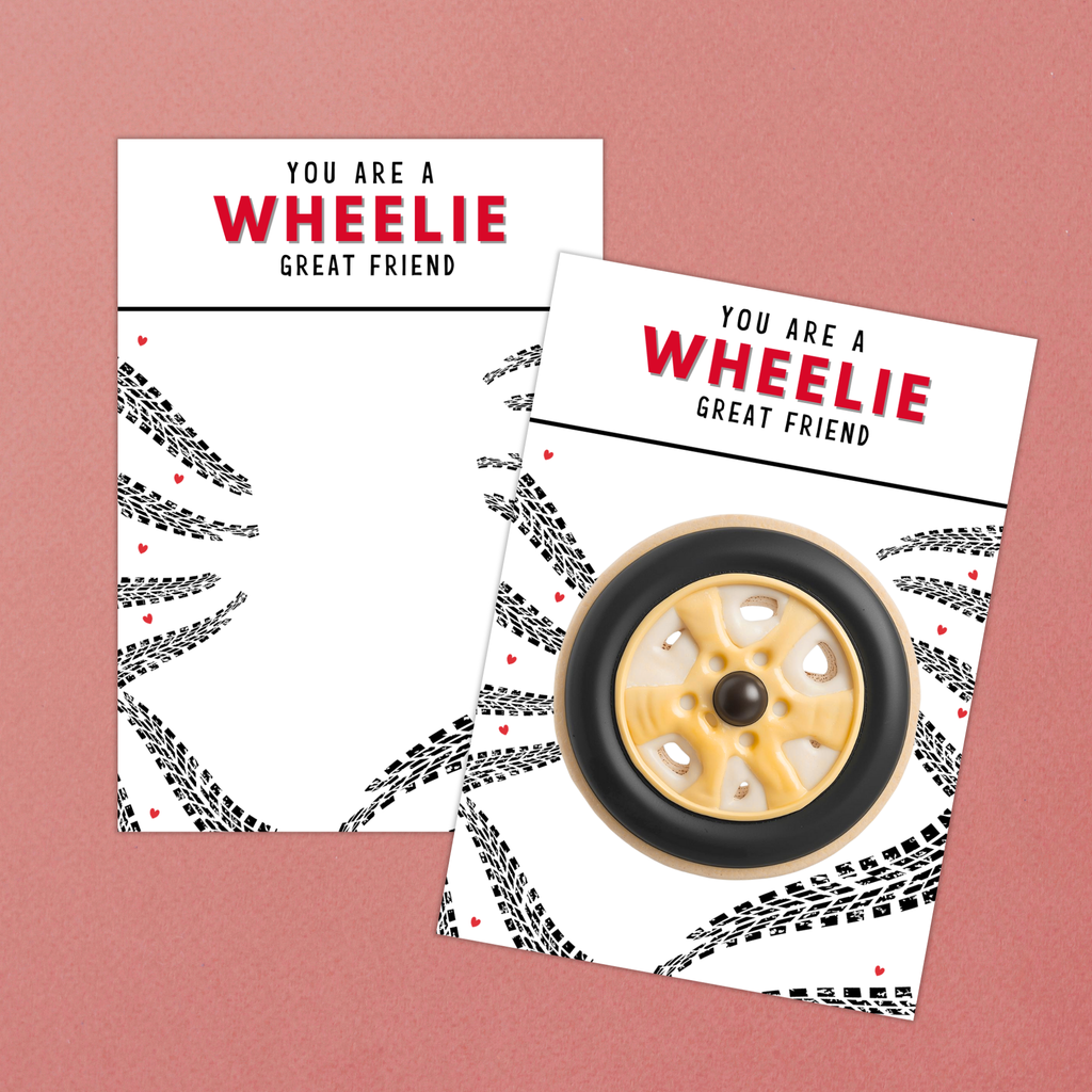 Race Car Cookie Card