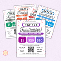 Raffle Fundraiser Flyer Template