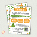 50/50 Raffle Fundraiser Flyer Template