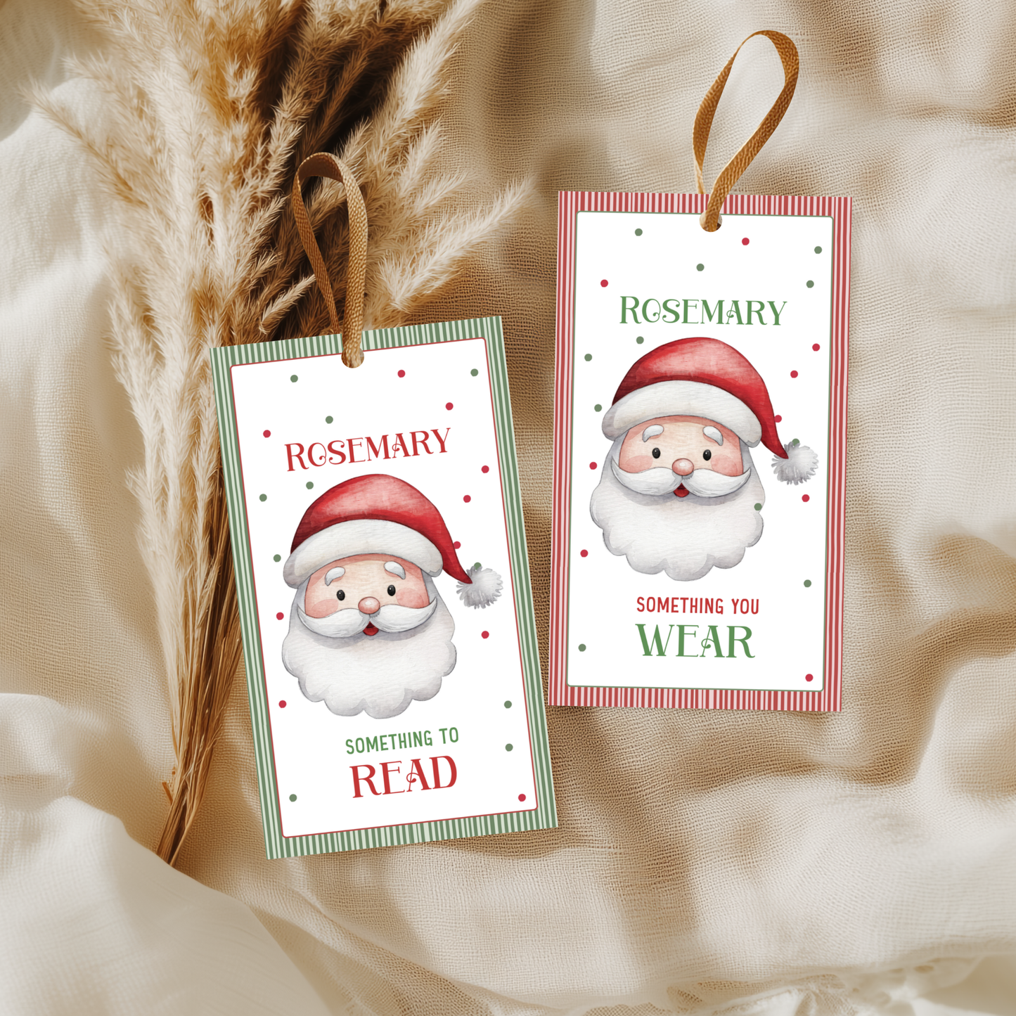 Want Need Wear Read Gift Tags