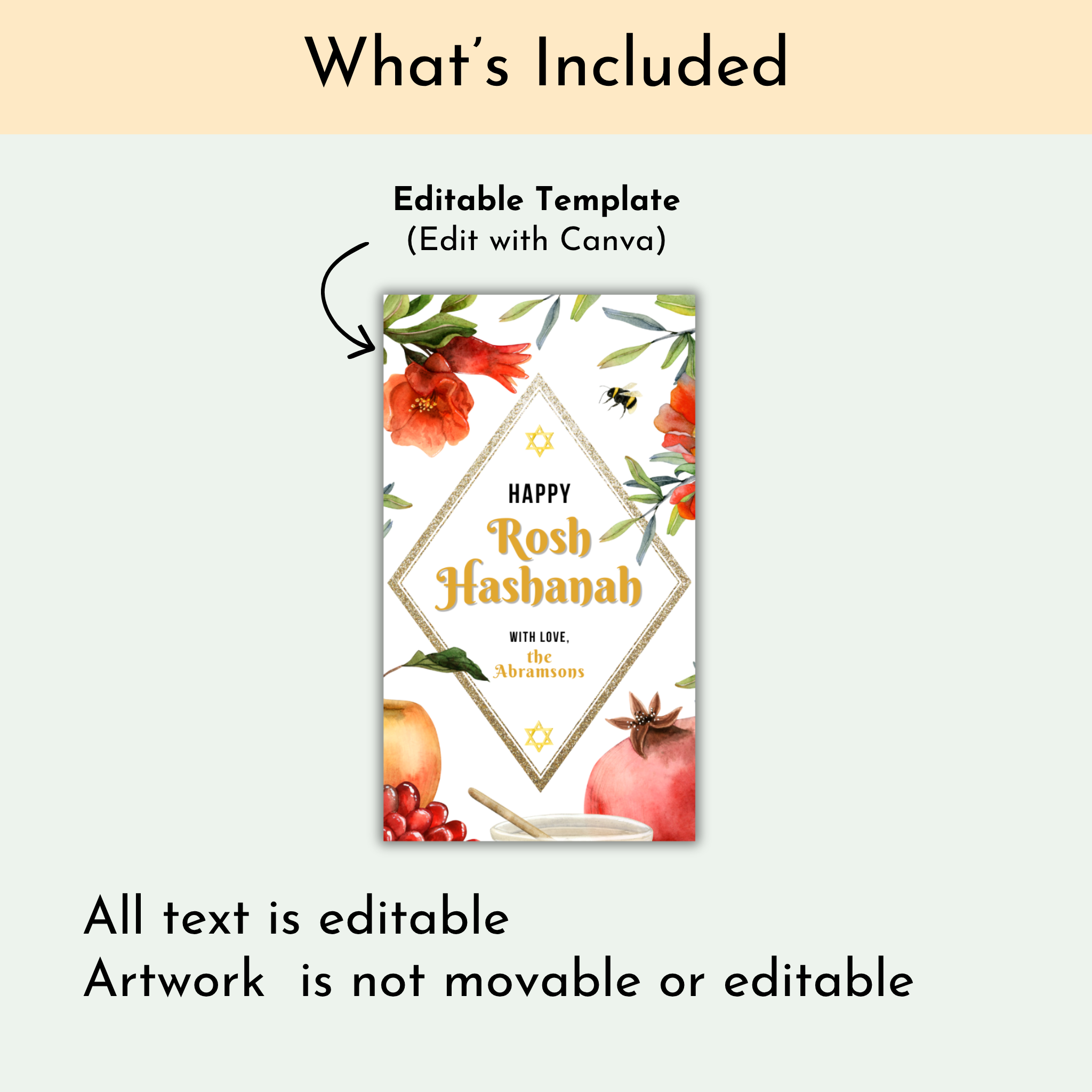 Rosh Hashanah Gift Tag
