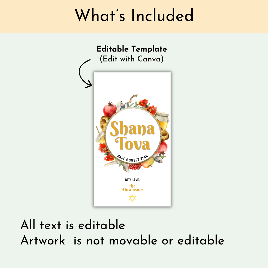 Rosh Hashanah Gift Tag