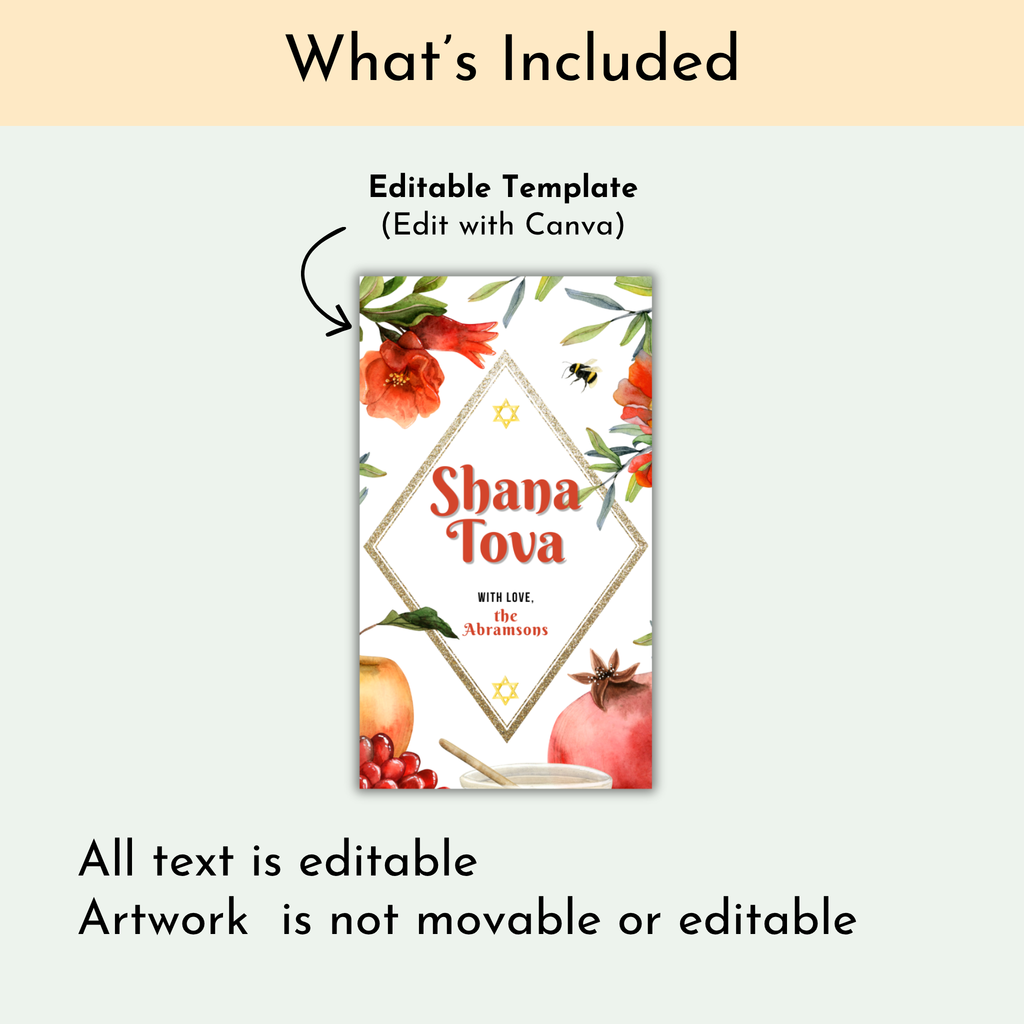 Rosh Hashanah Gift Tag