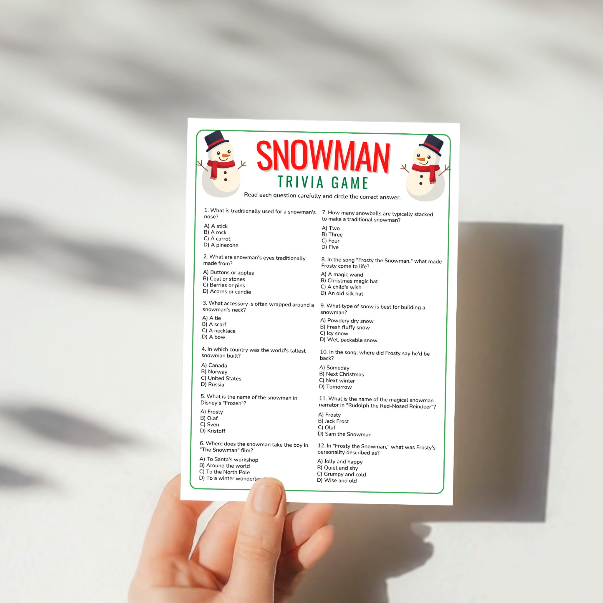 35 Christmas Party Games