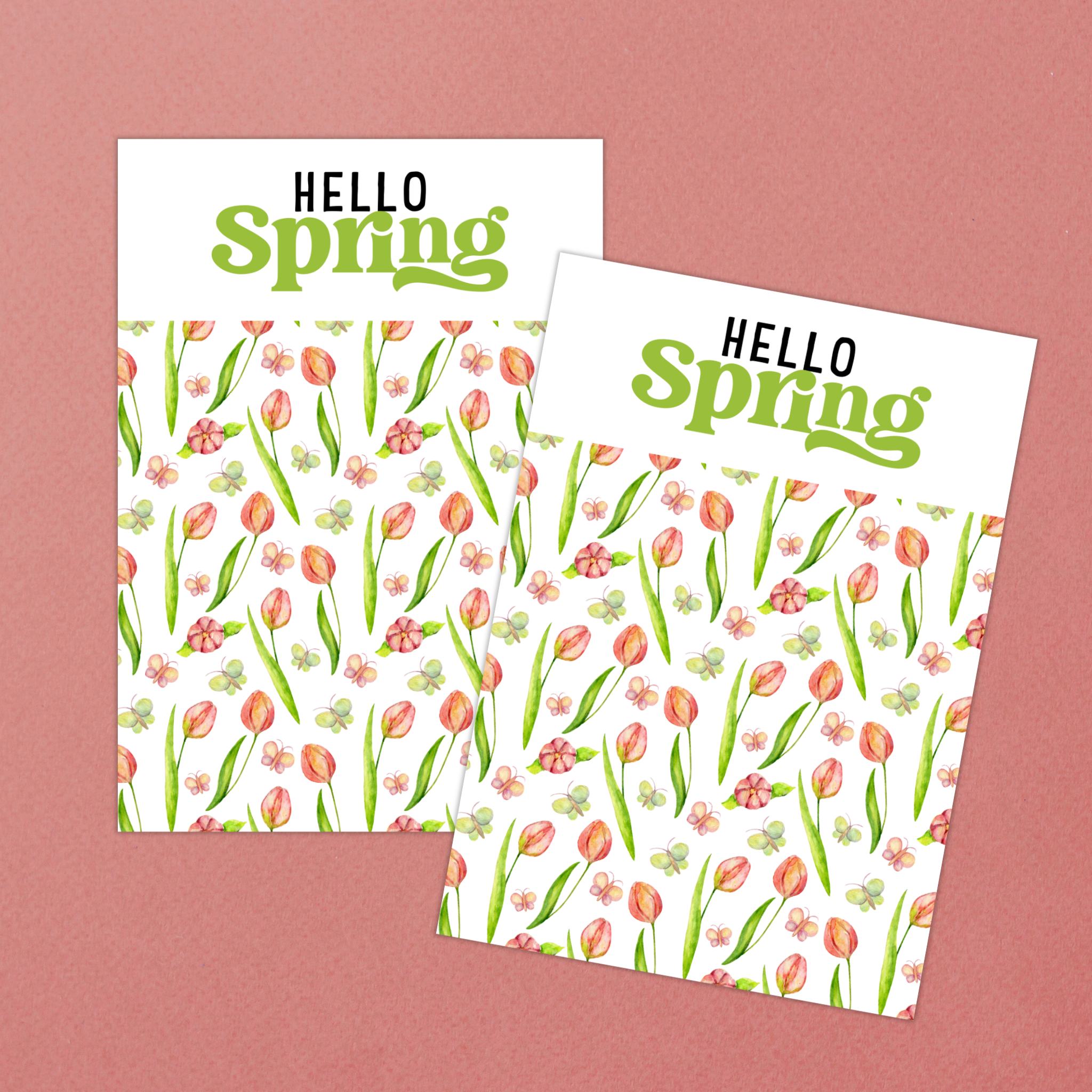 Hello Spring Cookie Card