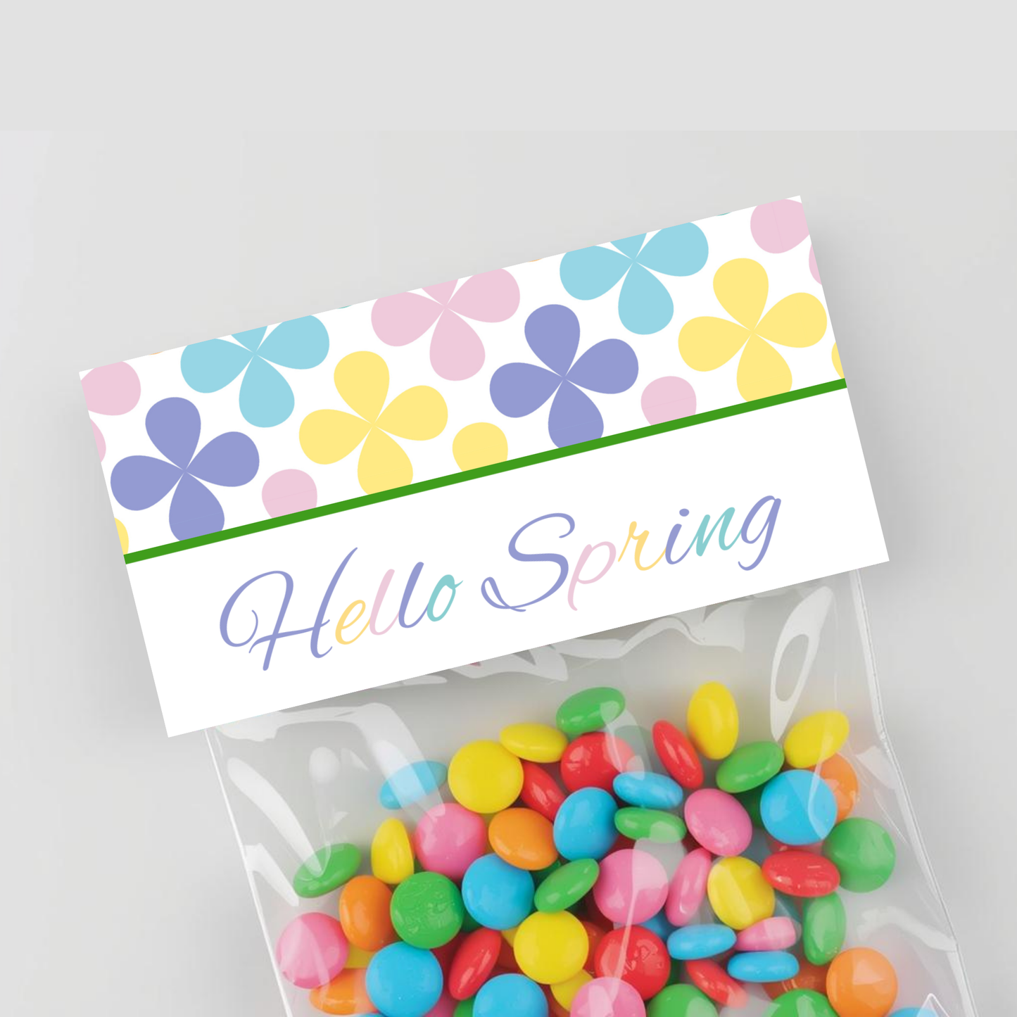 Hello Spring Treat Bag Topper