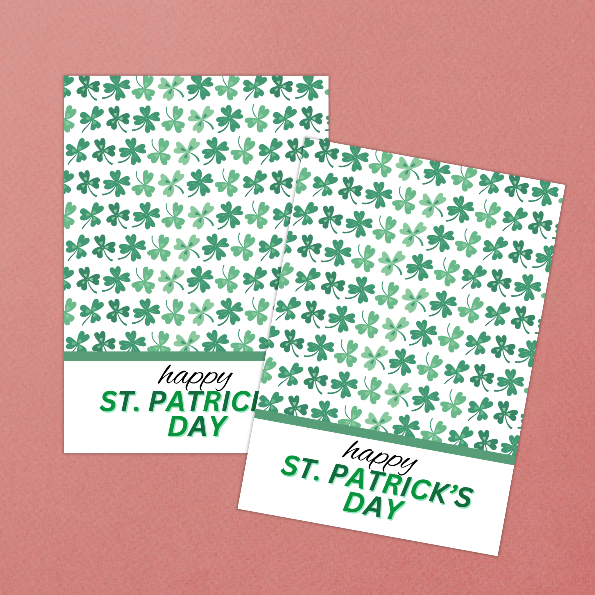 St Patrick's Day Cookie Card
