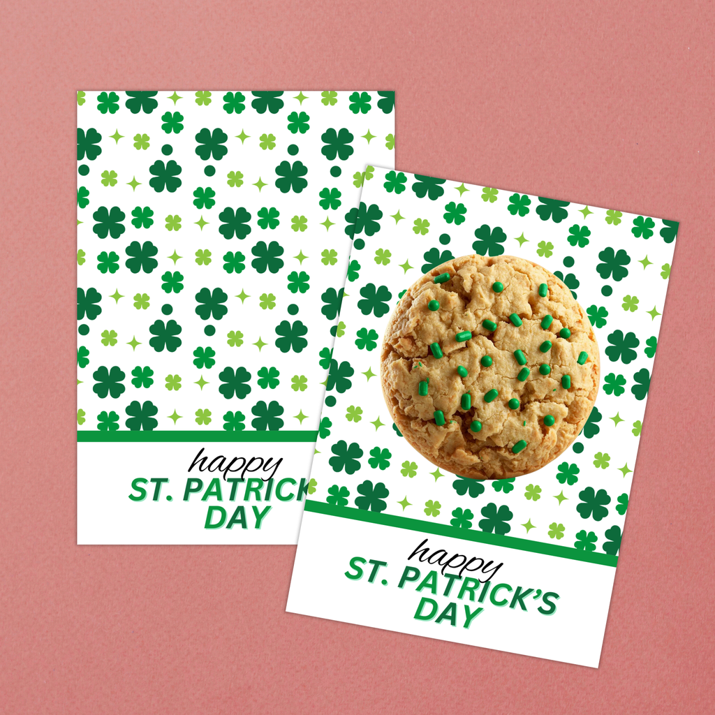 St Patrick's Day Cookie Card