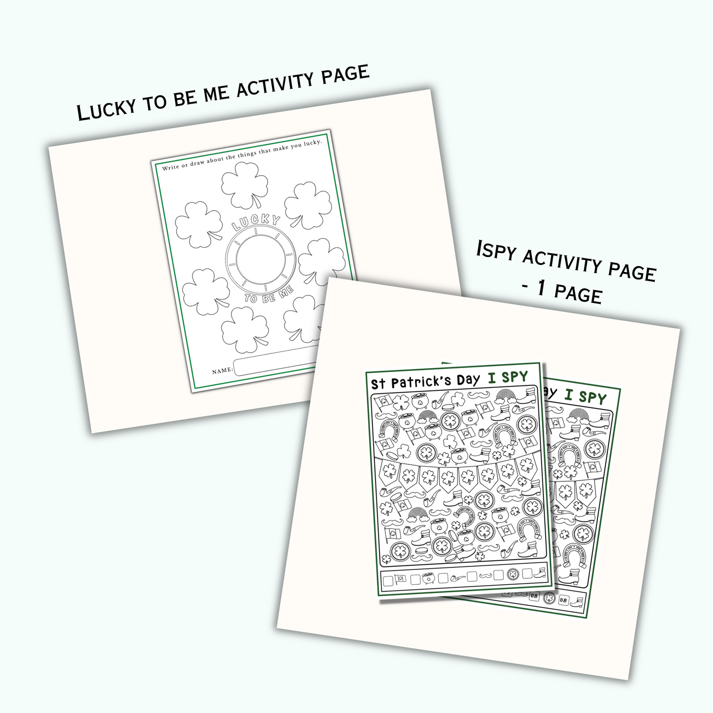 St Patrick's Day Game and Activity Bundle