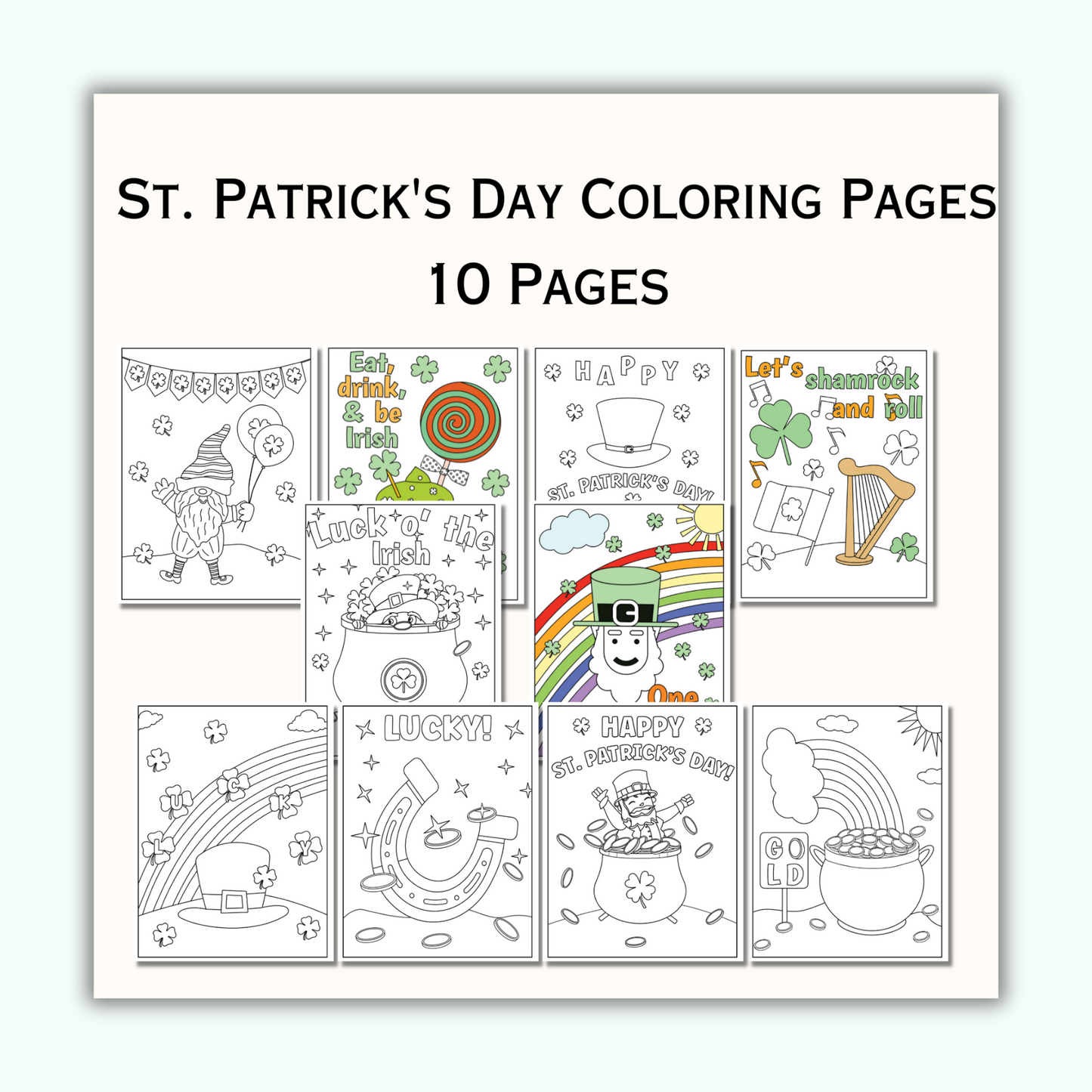 St Patrick's Day Game and Activity Bundle